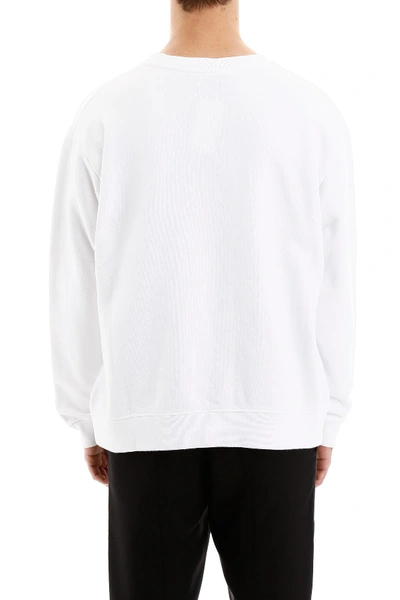 Shop 424 Logo Patch Sweatshirt In Off White