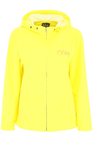 Shop Apc A.p.c. Drizzle Windbreaker In Jaune