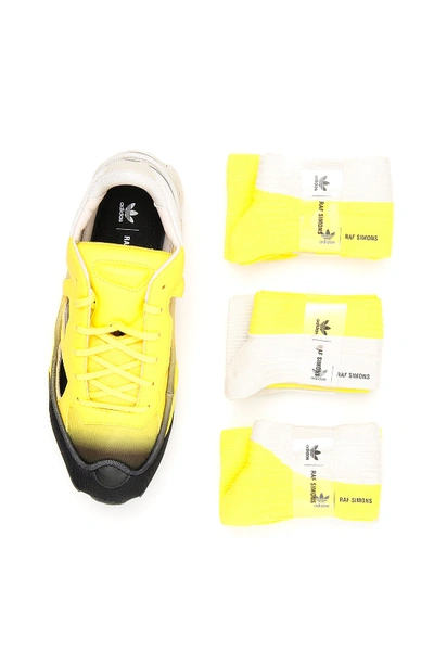 Shop Adidas Originals Adidas By Raf Simons Unisex Replicant Ozweego Sneakers In Cbrown Yellow Yellow