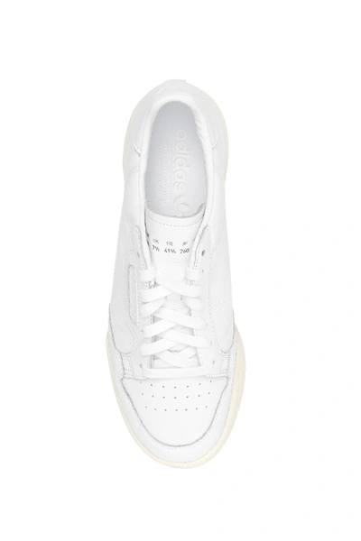 Shop Adidas Originals Adidas Continental 80 Sneakers In Ftwr White