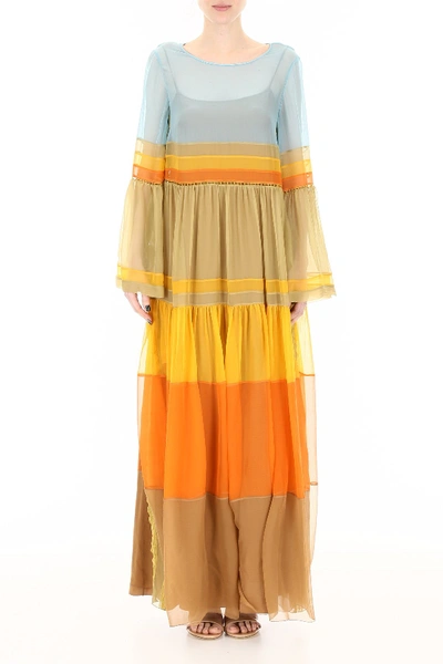 Shop Alberta Ferretti Multicolor Dress