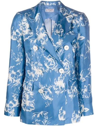 Shop Alberto Biani Jackets In Blu