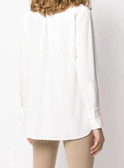 Shop Alberto Biani Shirts In Optical White