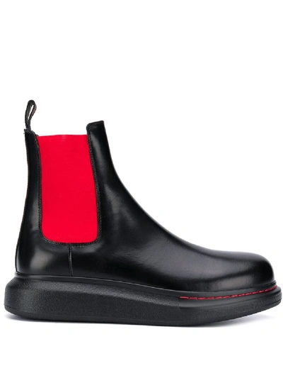 Shop Alexander Mcqueen Boots In Nero