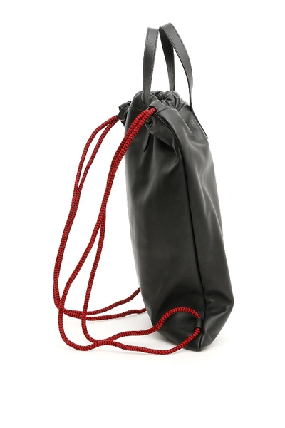 Shop Alexander Mcqueen Leather Backpack In Black