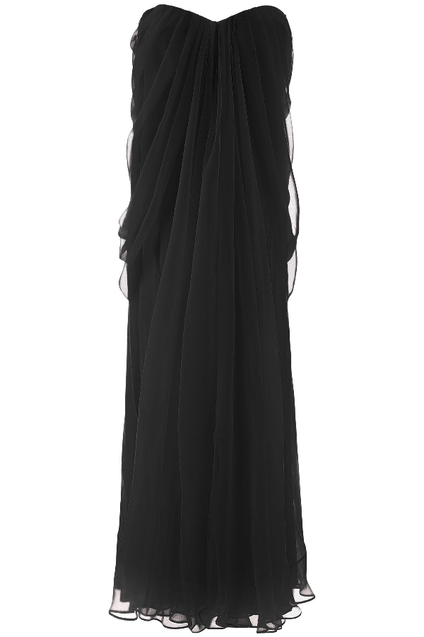 alexander mcqueen silk dress