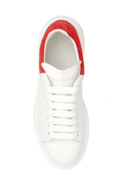 Shop Alexander Mcqueen Oversized Sneakers In White Lust Red