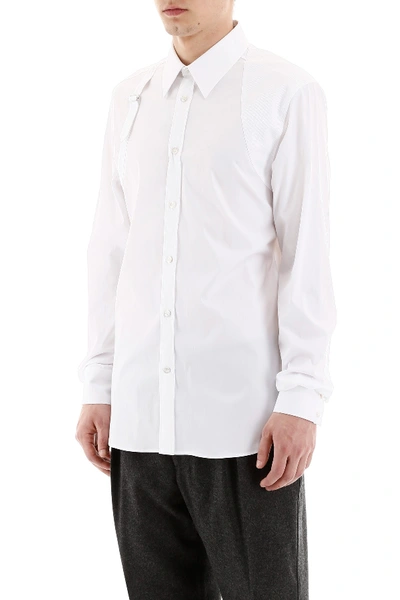 Shop Alexander Mcqueen Shirt With Harness In White