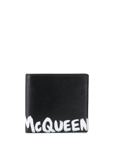 Shop Alexander Mcqueen Wallets In Nero