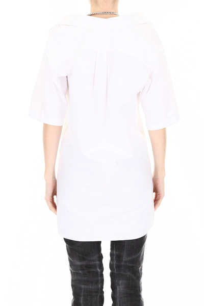 Shop Alexander Wang Cotton Shirt With Chain In White