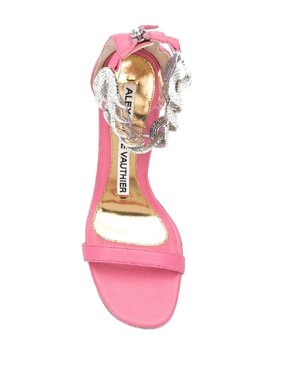 Shop Alexandre Vauthier Sandals In Rosa