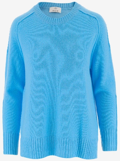 Shop Allude Sweaters In Blu