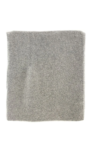 Shop Fabiana Filippi Alpaca, Wool And Silk Scarf In Grey