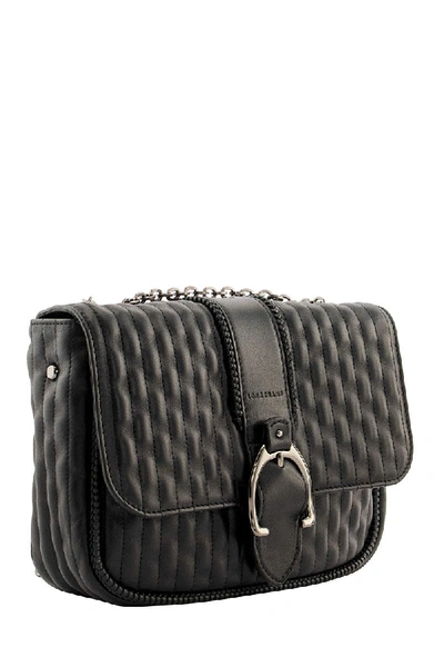 Shop Longchamp Amazone Shoulder Bag S In Black