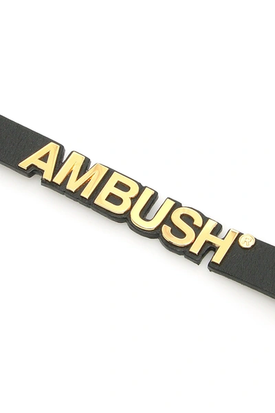 Shop Ambush Nameplate Bracelet In Gold