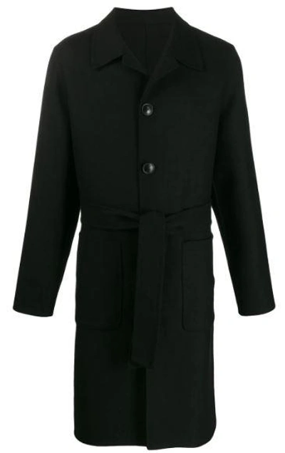 Shop Ami Alexandre Mattiussi Ami Coats In Nero