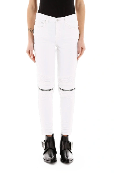 Shop Amiri Mx2 Jeans In White
