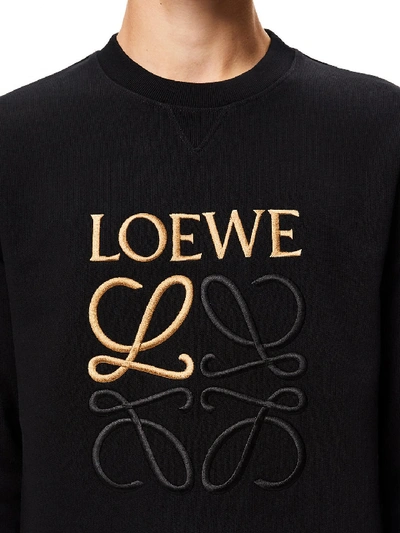 Shop Loewe Anagram Sweatshirt Black