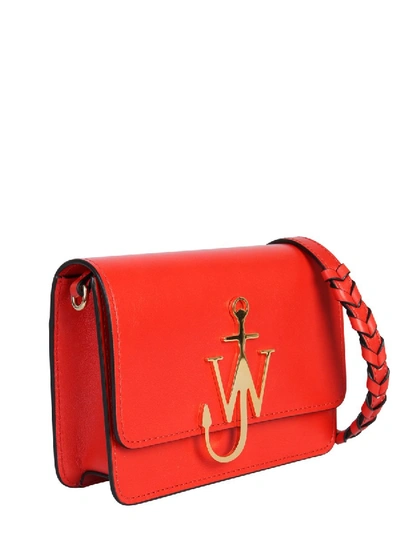 Shop Jw Anderson Anchor Crossbody Bag In Red