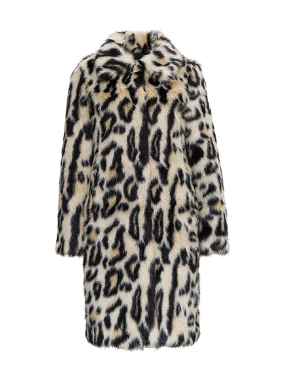 Shop Urbancode Animalier Ecological Fur In Beige