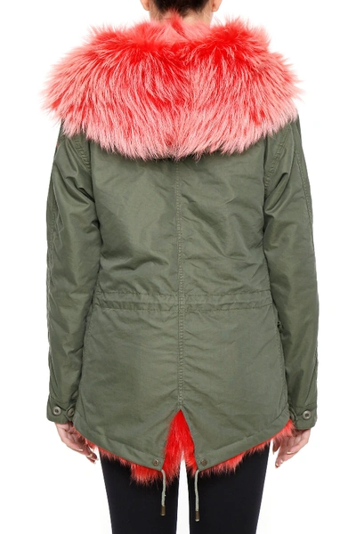 Shop As65 Midi Parka In Army Green