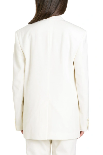 Shop Isabel Marant Aspara Double-breasted Blazer In White