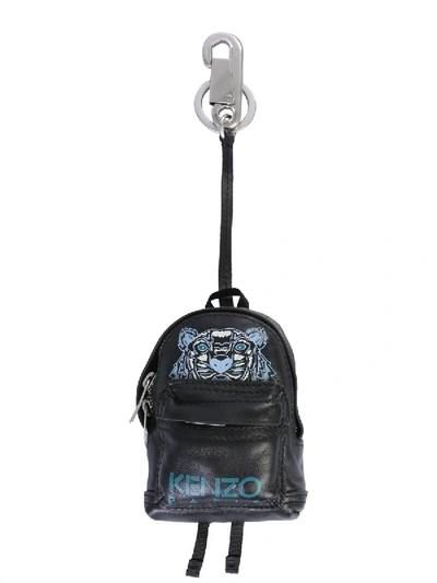 Shop Kenzo Backpack Key Ring With Logo Unisex In Black