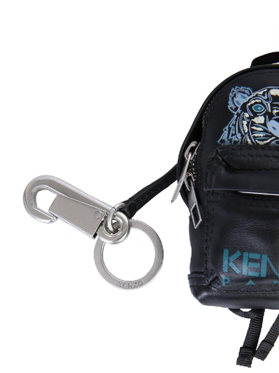 Shop Kenzo Backpack Key Ring With Logo Unisex In Black