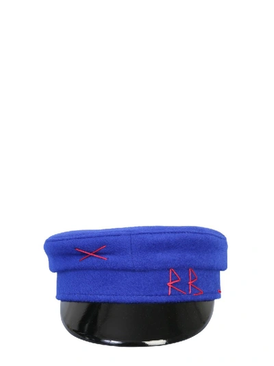 Shop Ruslan Baginskiy Baker Boy Hat In Blue