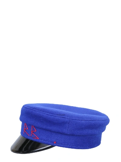 Shop Ruslan Baginskiy Baker Boy Hat In Blue