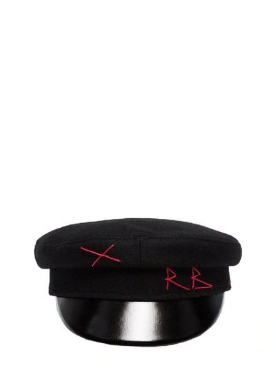 Shop Ruslan Baginskiy Baker Boy Hat In Black