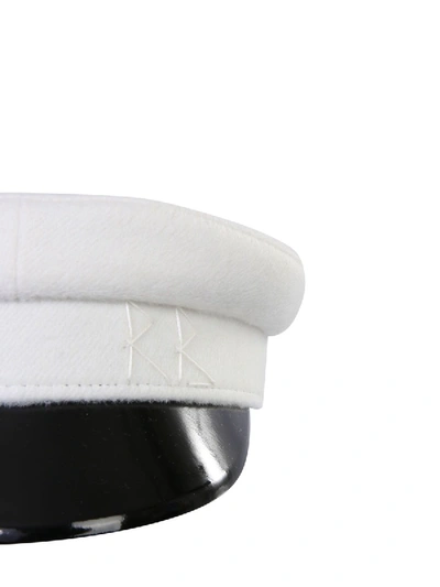 Shop Ruslan Baginskiy Baker Boy Hat In White