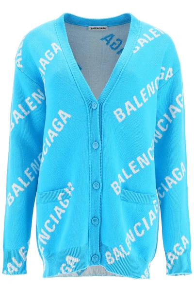 Shop Balenciaga In Turquoise White