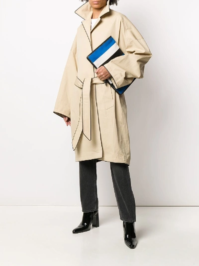 Shop Balenciaga Coats In Beige