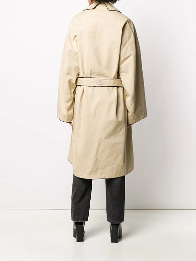 Shop Balenciaga Coats In Beige