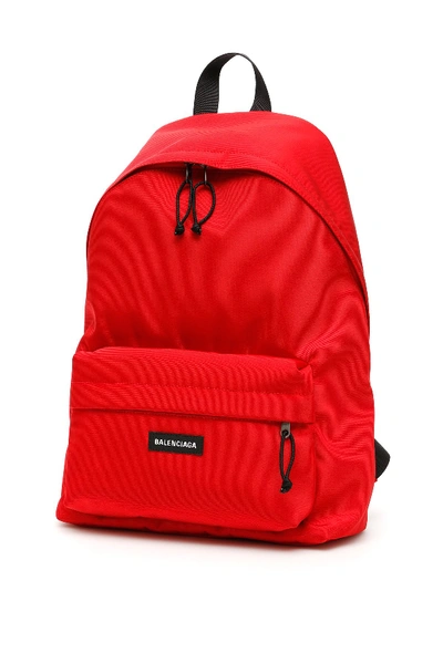 Shop Balenciaga Explorer Backpack In Bright Red 1912