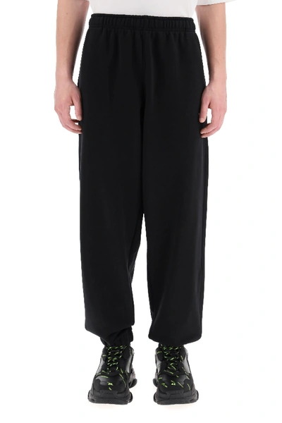 Shop Balenciaga Gym Wear Jogger Pants In Black