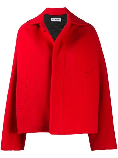 Shop Balenciaga Jackets In Rosso