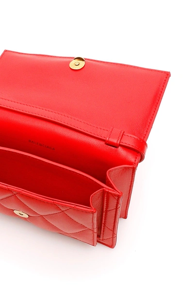 Shop Balenciaga Sharp Xs Mini Bag Belt Bag In Bright Red