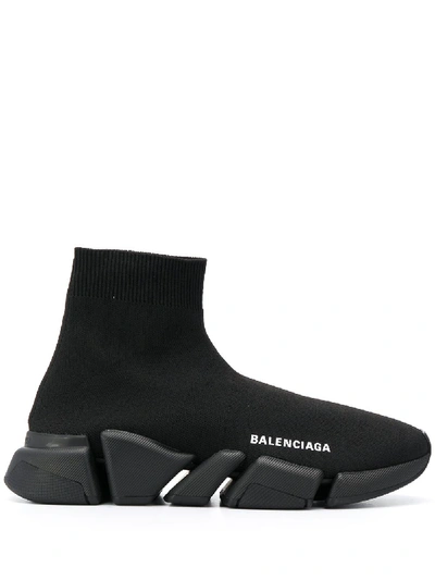 Shop Balenciaga Sneakers In Nero