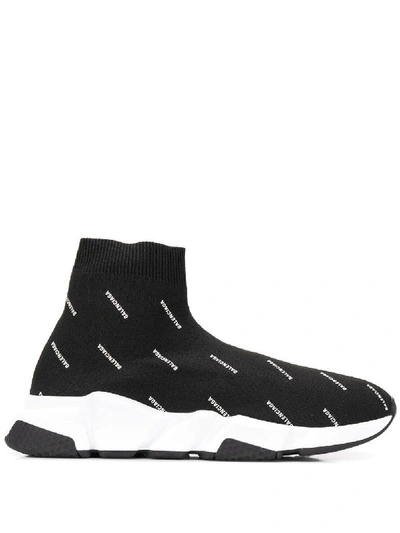 Shop Balenciaga Sneakers In Nero