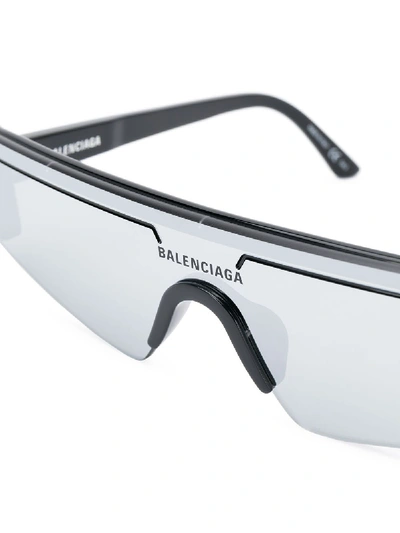 Shop Balenciaga Sunglasses In Nero