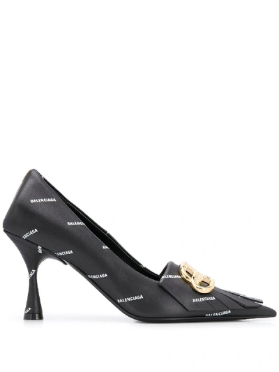 Shop Balenciaga With Heel In Nero