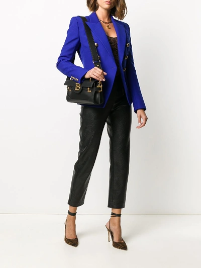 Shop Balmain Jackets In Blu