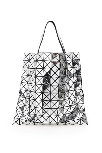 Shop Bao Bao Issey Miyake Large Prism Mirror Shopper In Silver