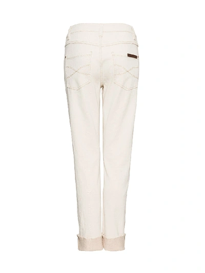 Shop Brunello Cucinelli Beige Jeans