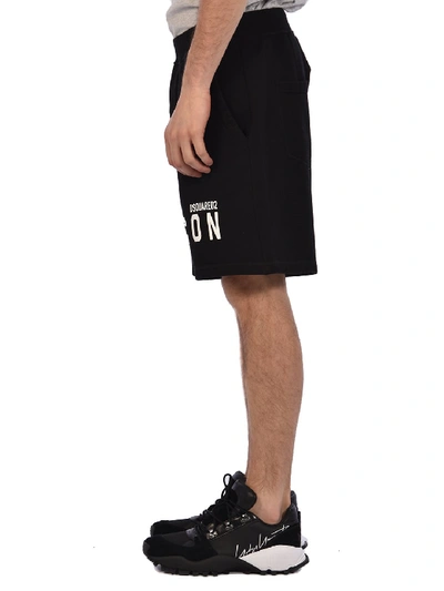 Shop Dsquared2 Bermuda Shorts Black