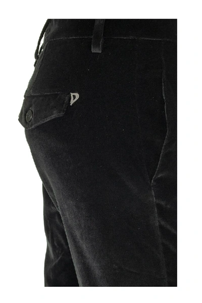 Shop Dondup Benedicte Wool Pants In Black
