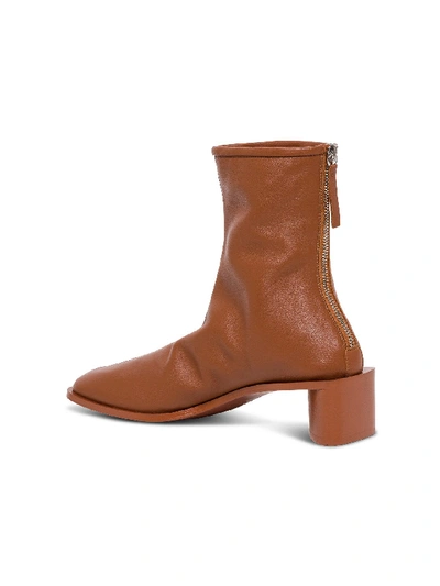 Shop Acne Studios Bertine Ankle Boots In Brown