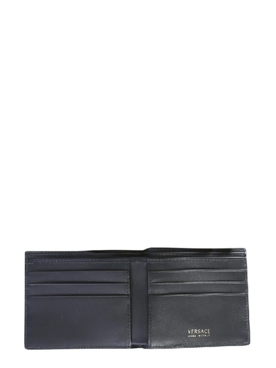 Shop Versace Bifold Wallet In Black